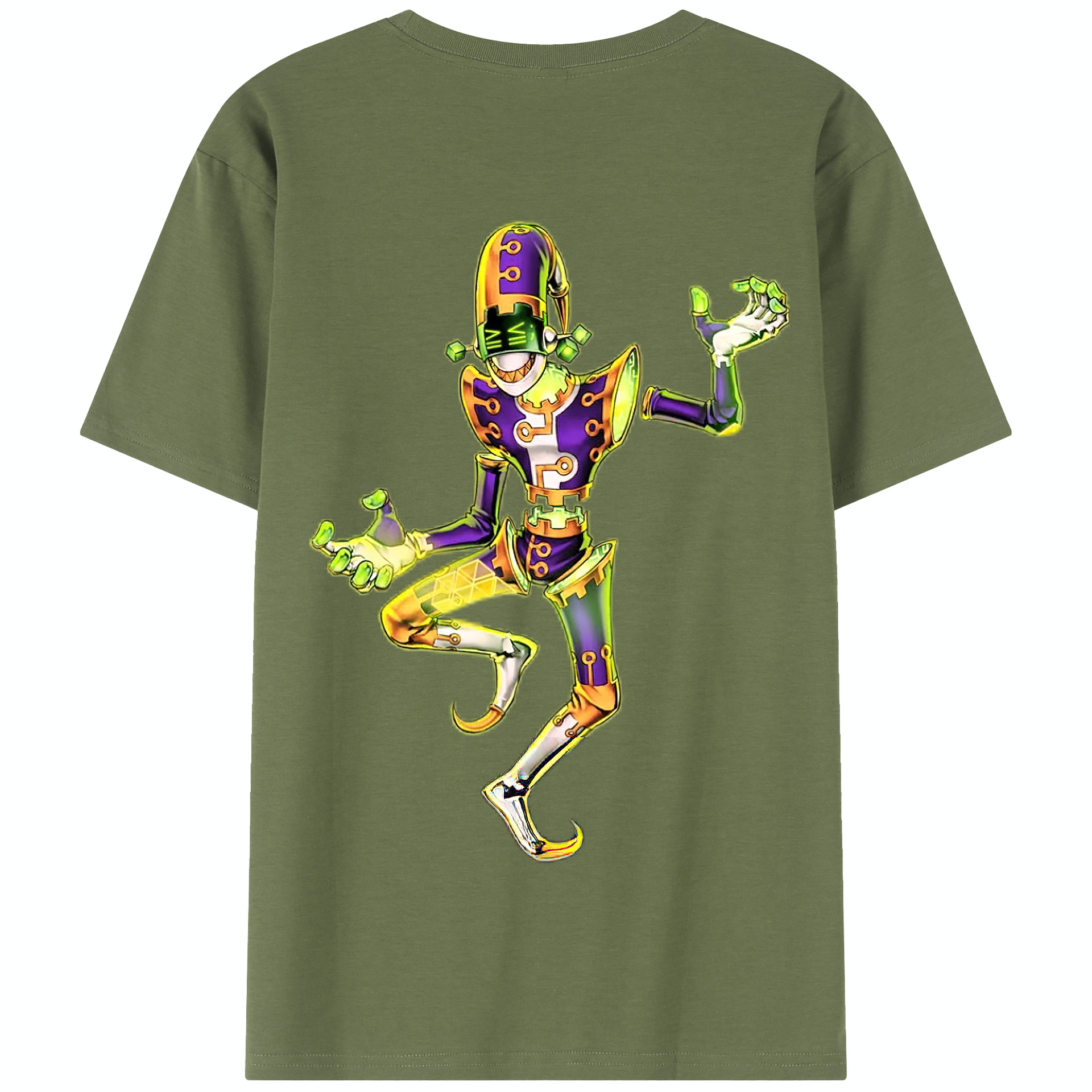 （画像用） 遊☆戯☆王 Yu-Gi-Oh! 綿100％半袖Tシャツ（背面プリント）